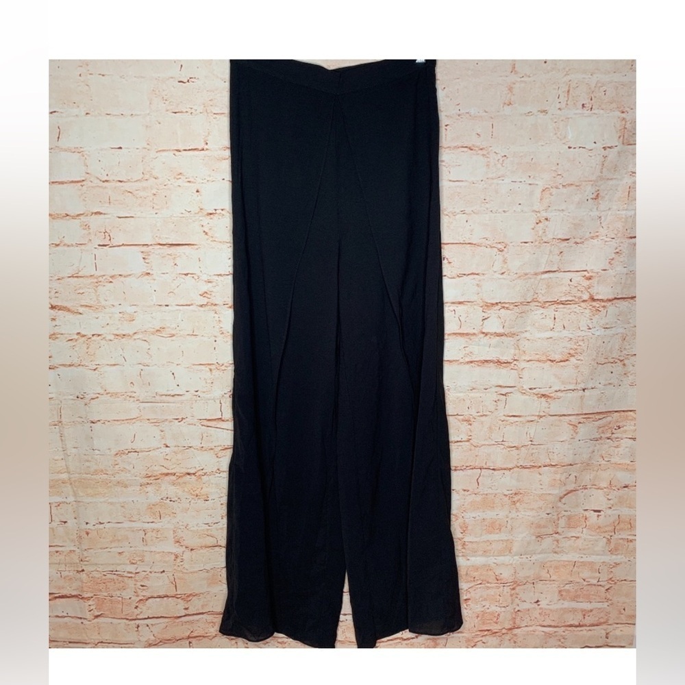 Blue Blush Black Tulip Pants Size Large